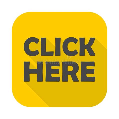 `click Here` Button Click Here Icon Click Here Sign Stock Vector