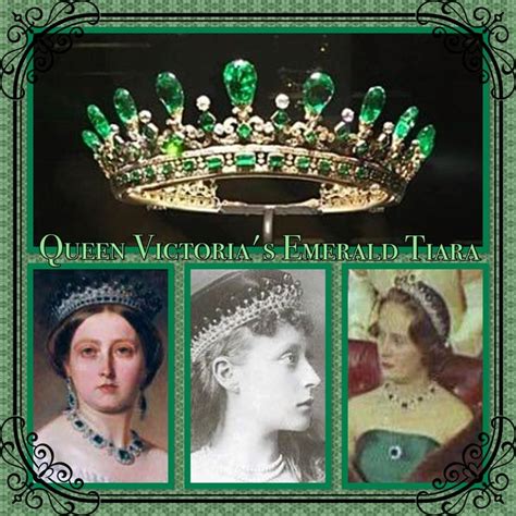 1st May And Todays Tiara Is Queen Victorias Emerald Tiara Which Was