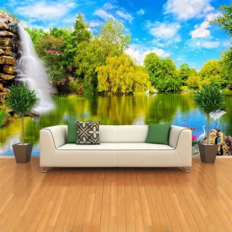 3d Wall Mural Wallpaper For The Walls Chinese Landscape Natural Scenery