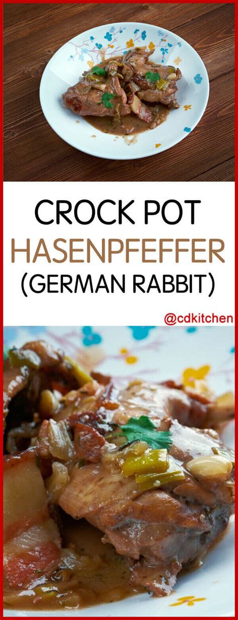 Crock Pot Hasenpfeffer German Rabbit Recipe From