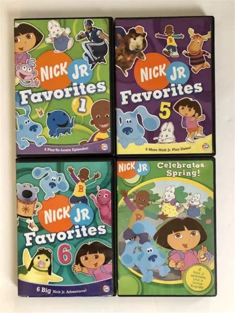 Nick Jr Dvd Lot Celebrate Spring Favorites 1 5 6 Nickelodeon