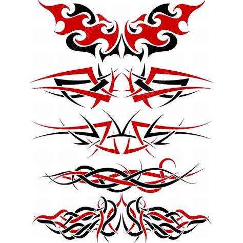 Black And Red Tattoo Designs