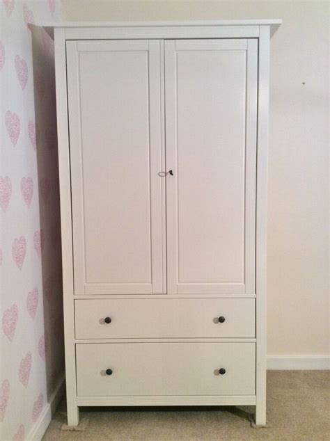 It's also a perfect companion for malm chest of 6 drawers. IKEA HEMNES WHITE WARDROBE - FREE DELIVERY | in Twickenham ...