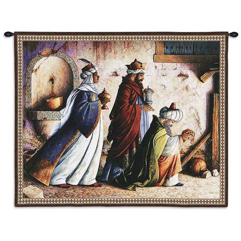 Three Kings Christmas Nativity Tapestry | Art & Home