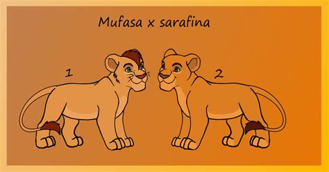 Mufasa X Sarafina Open By Wolfiish On Deviantart
