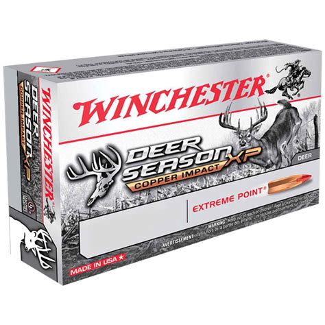 Winchester Deer Season 270 Winchester 130gr Copper Extreme Point Rifle