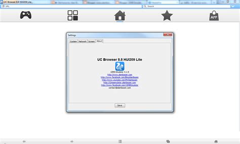 Thinking to have a well and speed browser for mobiles just not forget to look into ucweb.com that allows download uc browser for iphone, android, symbian nokia and also. J2ME Emulator: UC Browser for PC v8.8 + HUI209 Lite Multilanguage