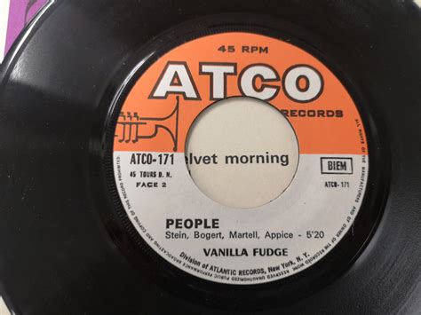 Vanilla Fudge Some Velvet Morning Orig France 1968 Exvg 7 Singl