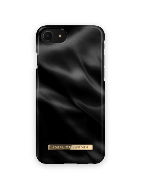 Ideal Fashion Case För Iphone 66s78se 2020se 2022 Black Satin