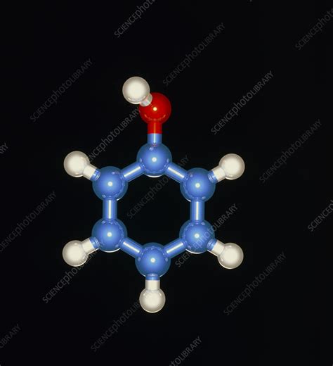 Phenol Carbolic Acid Molecule Stock Image A7000107 Science