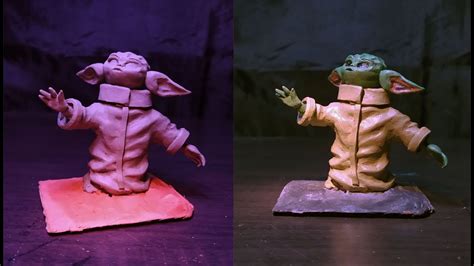 Sculpting Baby Yoda Best Moments Baby Yoda The Mandalorian Sculpture