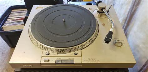 Vintage Sony Turntable Outside Victoria Victoria