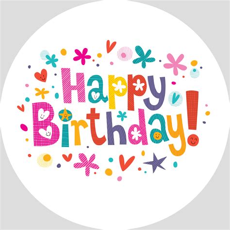 Label Clipart Happy Birthday Label Happy Birthday Transparent Free For