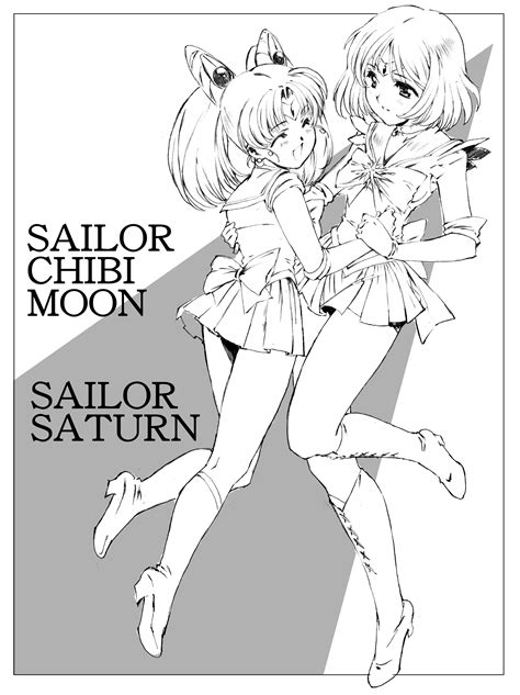 Chibi Usa Tomoe Hotaru Sailor Saturn And Sailor Chibi Moon Bishoujo Senshi Sailor Moon