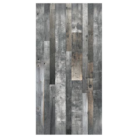 Wall Panel Wood Look 14 X 48 X 96 Grey Rona