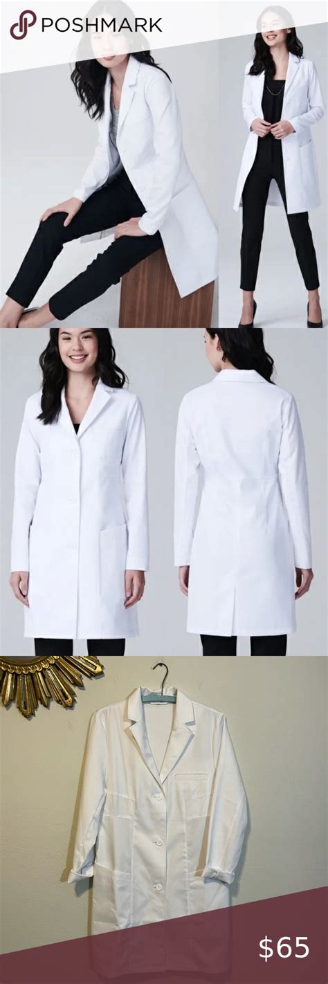 Medelita Vandi Athletic Fit Lab Coat Lab Coat Coat Athletic Fits