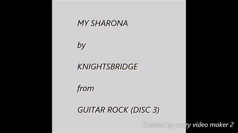 My Sharona Youtube