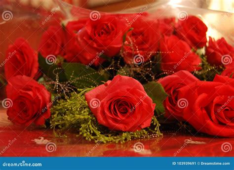 A Bunch Of Red Roses Stock Image Image Of Love Providing 103939691