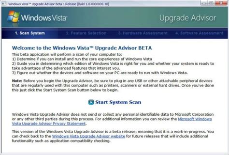 Windows Vista Upgrade Advisor Untuk Windows Unduh