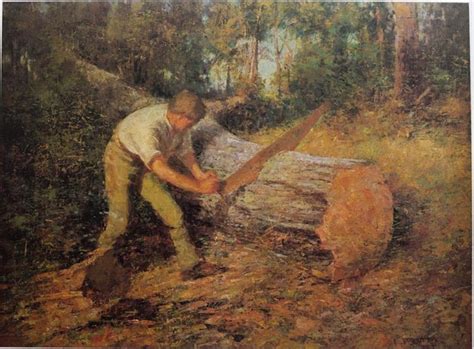 The Wood Sawyer 1906 Frederick Mccubbin
