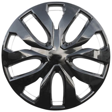 Black 16 Inch Hubcap New Custom Replacement Wheel Covers