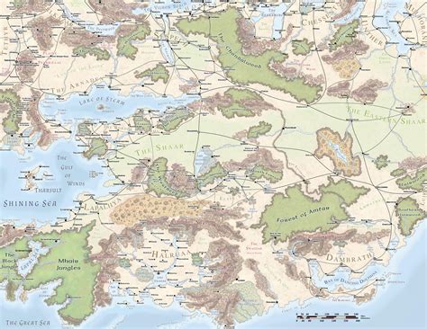 Shining South Shareach By Markustay Fantasy World Map Forgotten