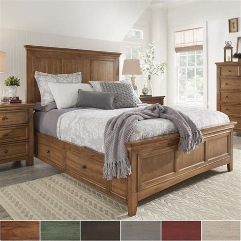 Last november i got married and my wife was interested in getting a the bed frame, excluding the headboard, cost me less than $110 to build. Copper Grove Marseille King-size Wood Panel Platform Storage Bed - On Sale - Overstock - 21832658