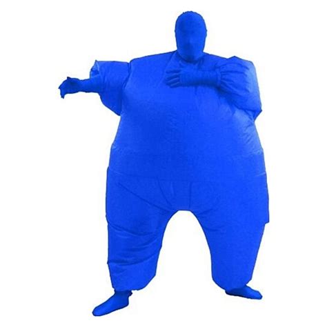 Buy Inflatable Full Body Suit Costume Halloween Os Unisex Adult Blue