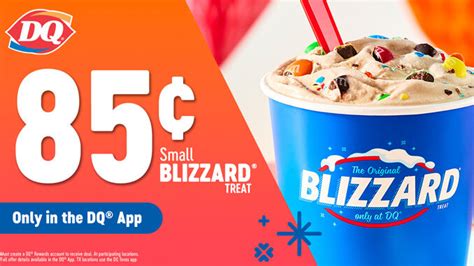 Dairy Queen Offers Cent Blizzard Deal In The App From April