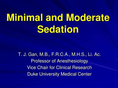 Ppt Minimal And Moderate Sedation Powerpoint Presentation Free Download Id 4479317