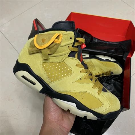 Travis Scott X Air Jordan 6 “yellow” 2020 For Sale Sneaker Hello