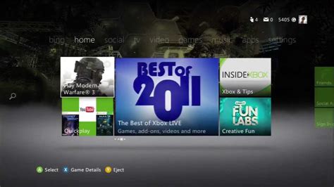 New Xbox 360 Dashboard Review Part 1 Bing And Home Youtube