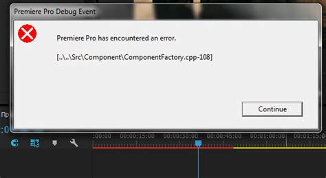 We will attempt to save your current project.. Ошибки в Adobe Premiere Pro CC 2019