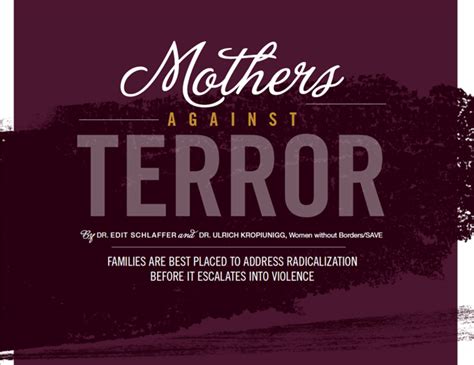 Mothers Against Radicalization And Terror