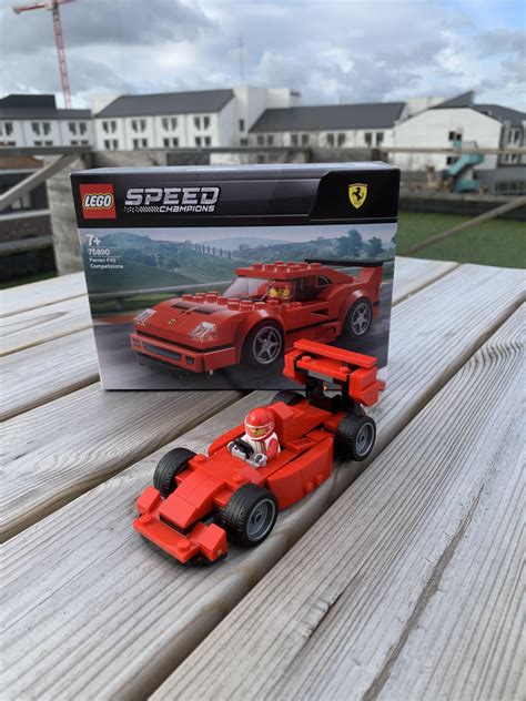 Lego creator expert ferrari f40 (10248) with instruction complete. Lego MOC of the Ferrari F40 Speed Champion : lego
