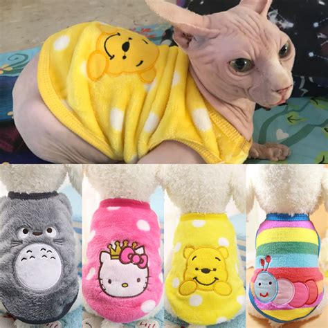 2019 New Warm Cat Clothes Autumn Winter Pet Clothing For