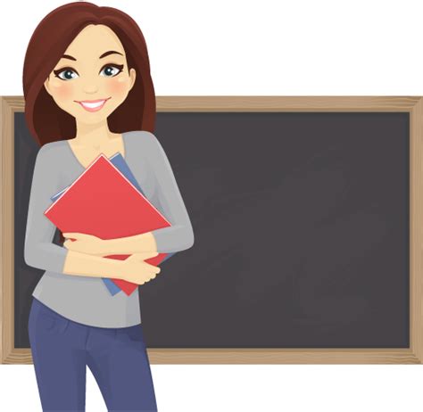 Teacher Animation School Teacher Teacher Clipart Png Download