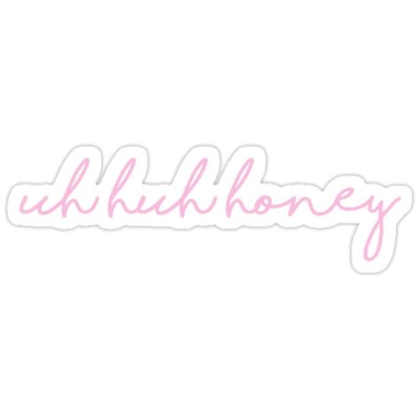 uh huh honey stickers by always sunny redbubble