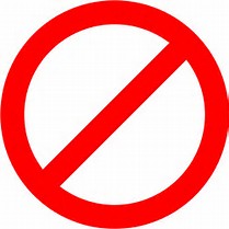 Image result for NO signs