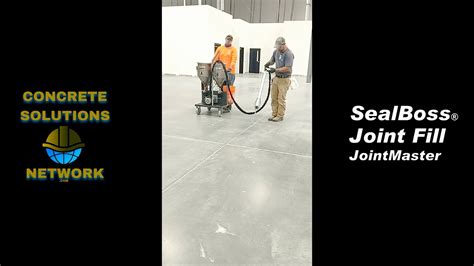 On The Job Site Training Joint Filling Sealboss 6500 Polyurea