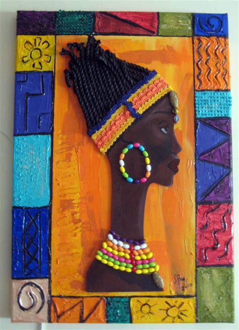 Img5596 1610×2225 Pinturas Africanas Cuadros Africanos Arte
