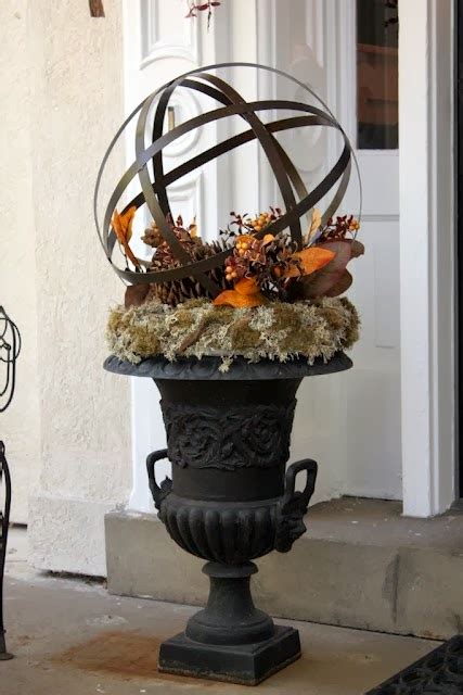 Focal Point Styling Decorating With Urns For Autumn And Thanksgiving