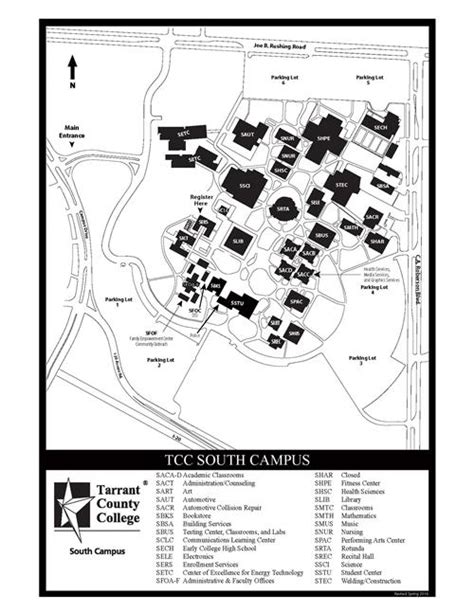 Tcc South Campus Map United States Map