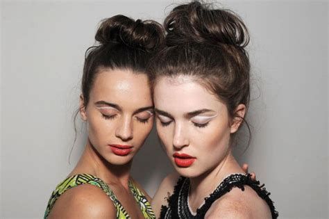 Braids Brows Messy Bun How To Perfect Your Party Hair And Makeup