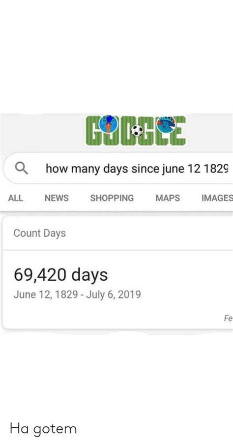 How Many Days Since June 12 1829 Meme Fmemwa
