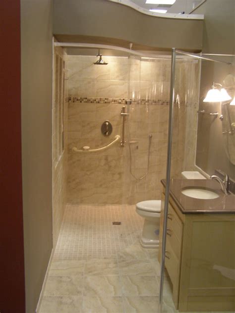 Handicapped Accessible And Universal Design Showers Traditional