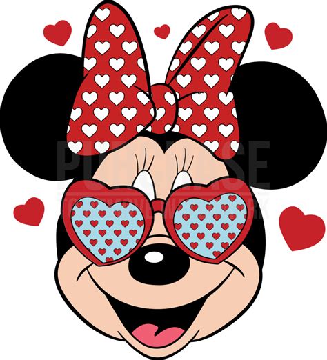 Minnie Mouse Valentines Day Svg