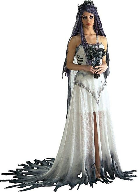 Zombie Bride Corpse Bride Costume Halloween Wedding Dresses Bride