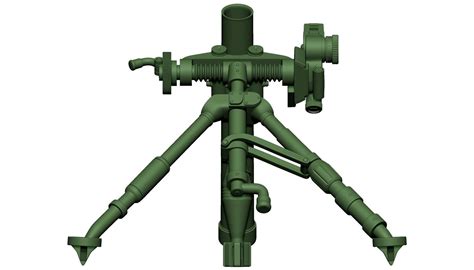Mortar 3d Print Model Combat Cgtrader