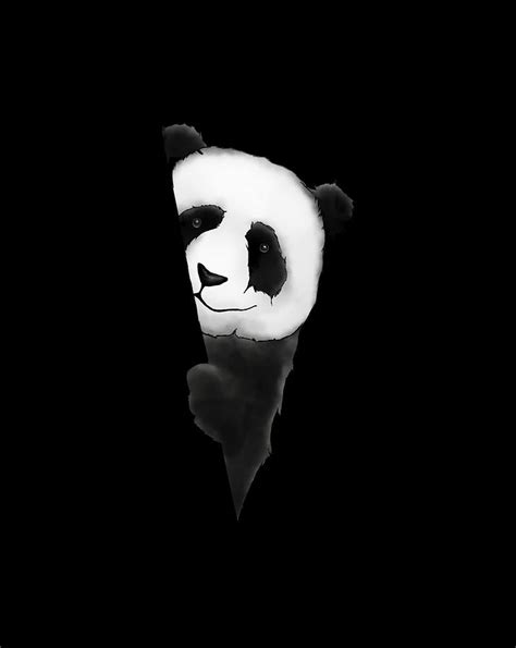 I Love Pandas Stylish Cute Panda Love Panda Bear Digital Art By Frank Nguyen